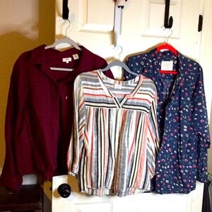 Bundle 2 for $22. 💝 Lot of three - XXL long sleeved shirts